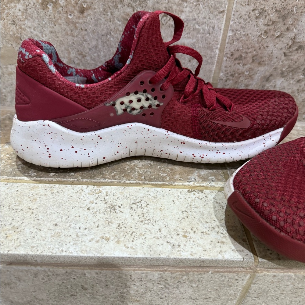 Arkansas Razorback Nike Free’s